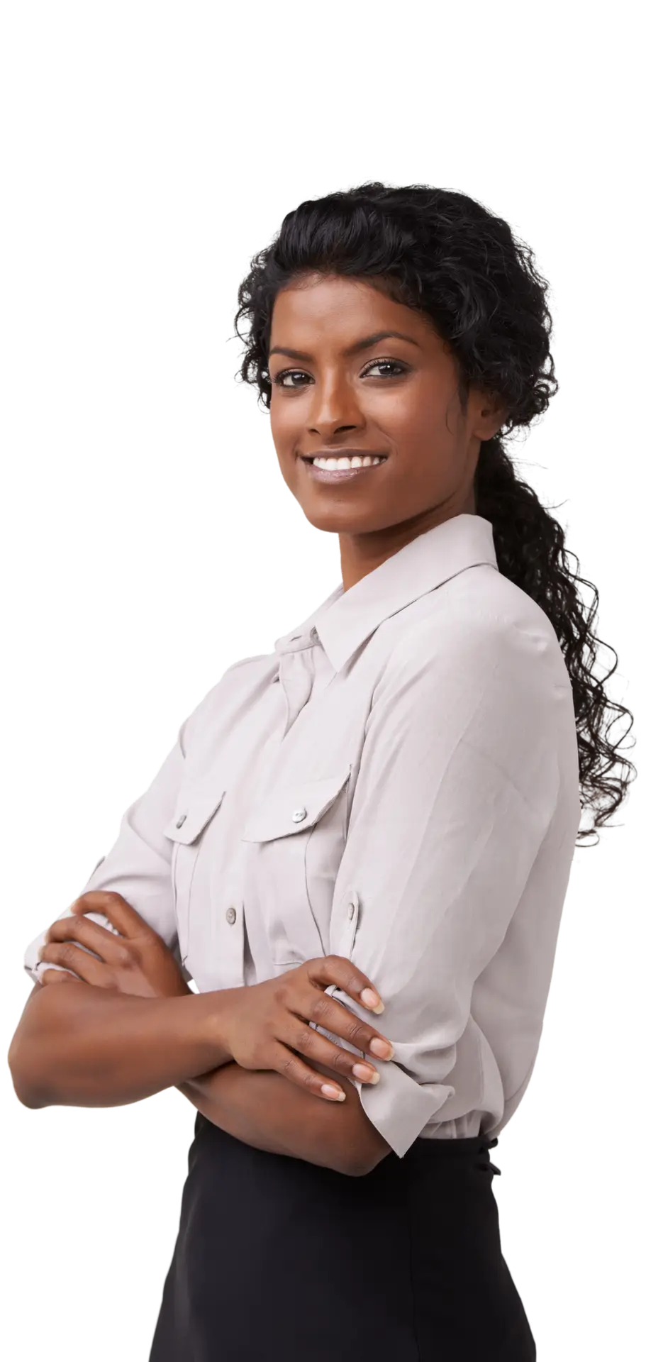 Professional smiling woman