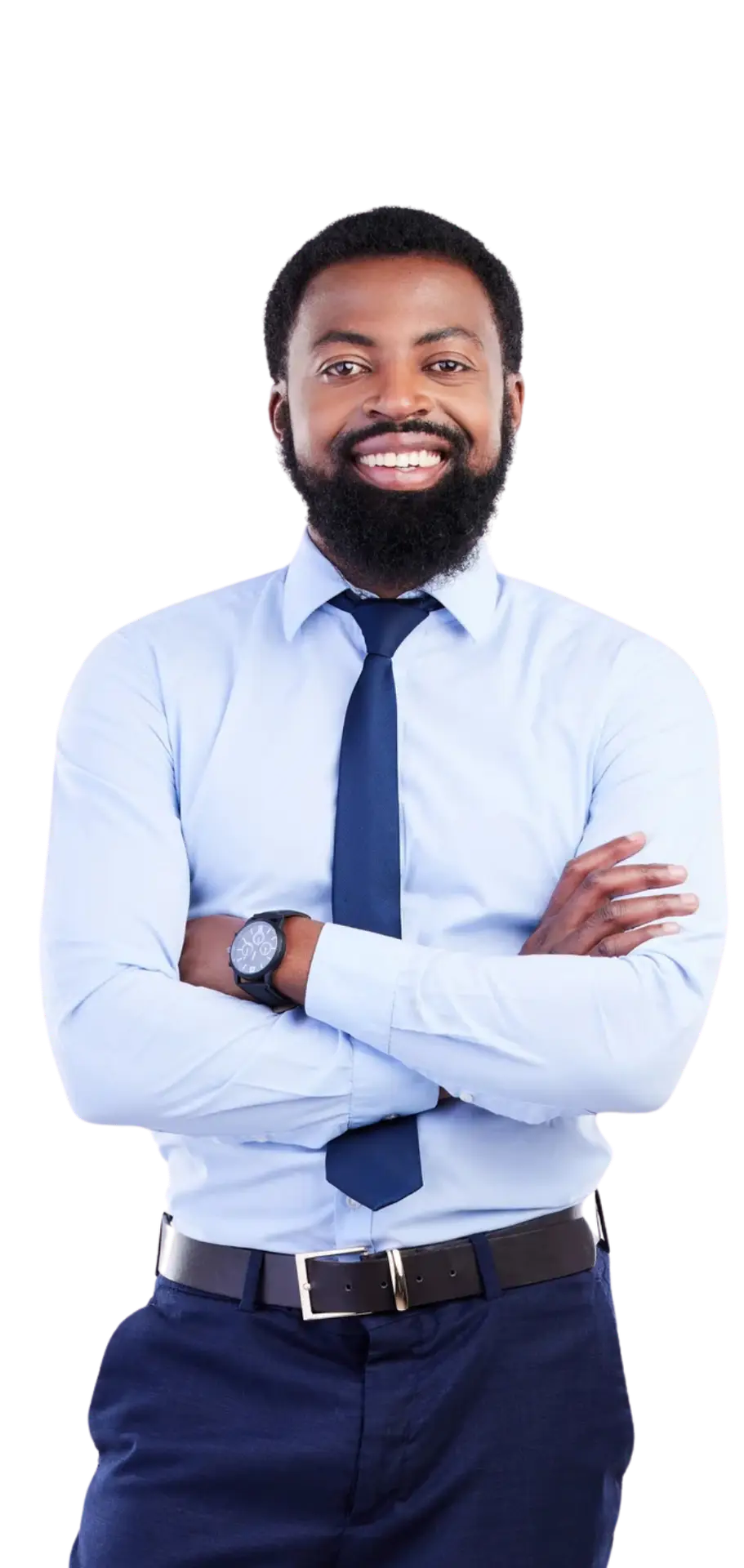 Professional smiling man