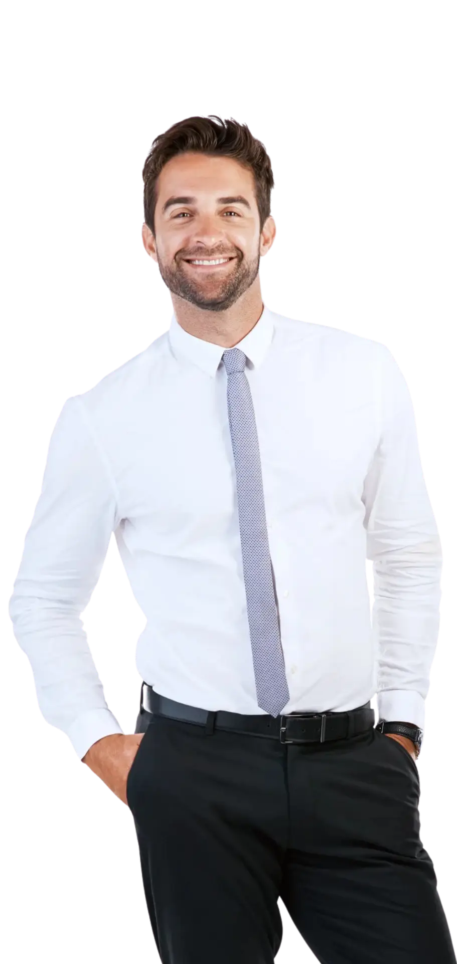 Professional smiling man